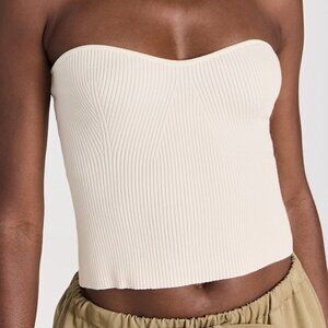 Reformation Jenni Strapless Sweater  Jenni Strapless Sweater Size M  Gossamer